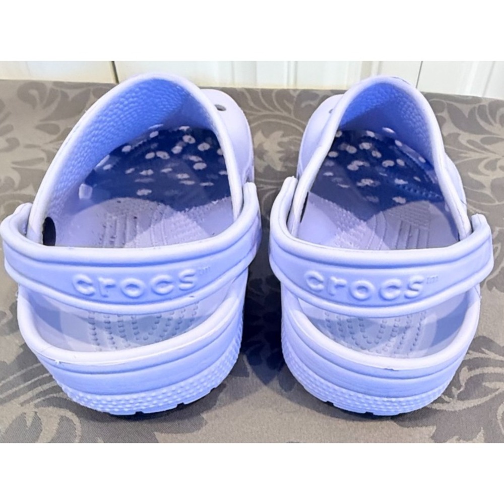 Crocs Classic Clog Lavender Purple W7 M5 Unisex Slip On Comfort Casual Shoes - Picture 7 of 10